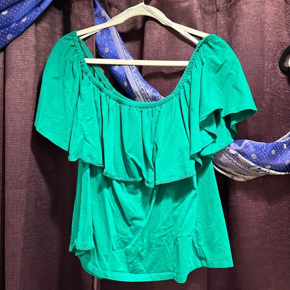 Off the Shoulder Ruffle Top - Picture 3 of 6